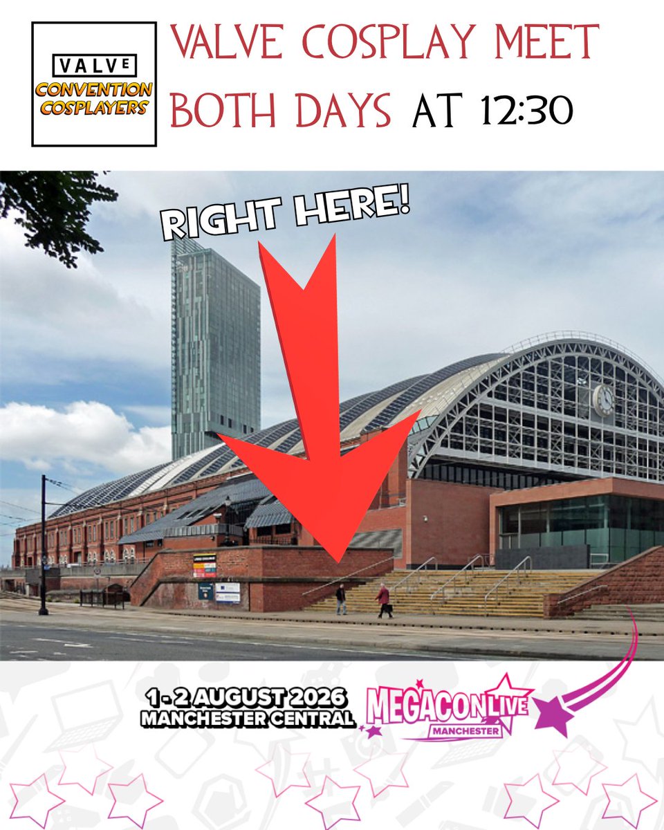 Going to Megacon Manchester this weekend? We'll be there! Meet us at 12:30pm on both…
