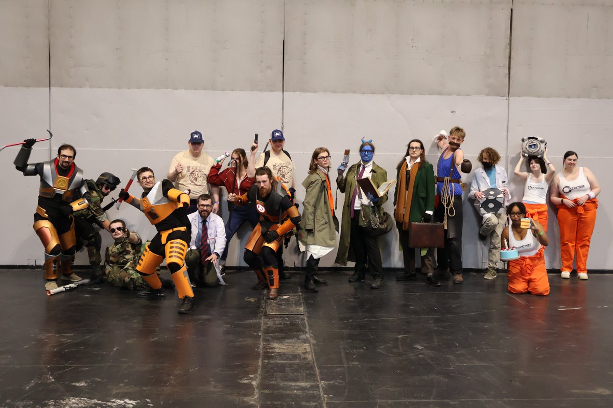 A great turnout from all our Deadlock, Portal, Half-Life and Left 4 Dead cosplayers over…