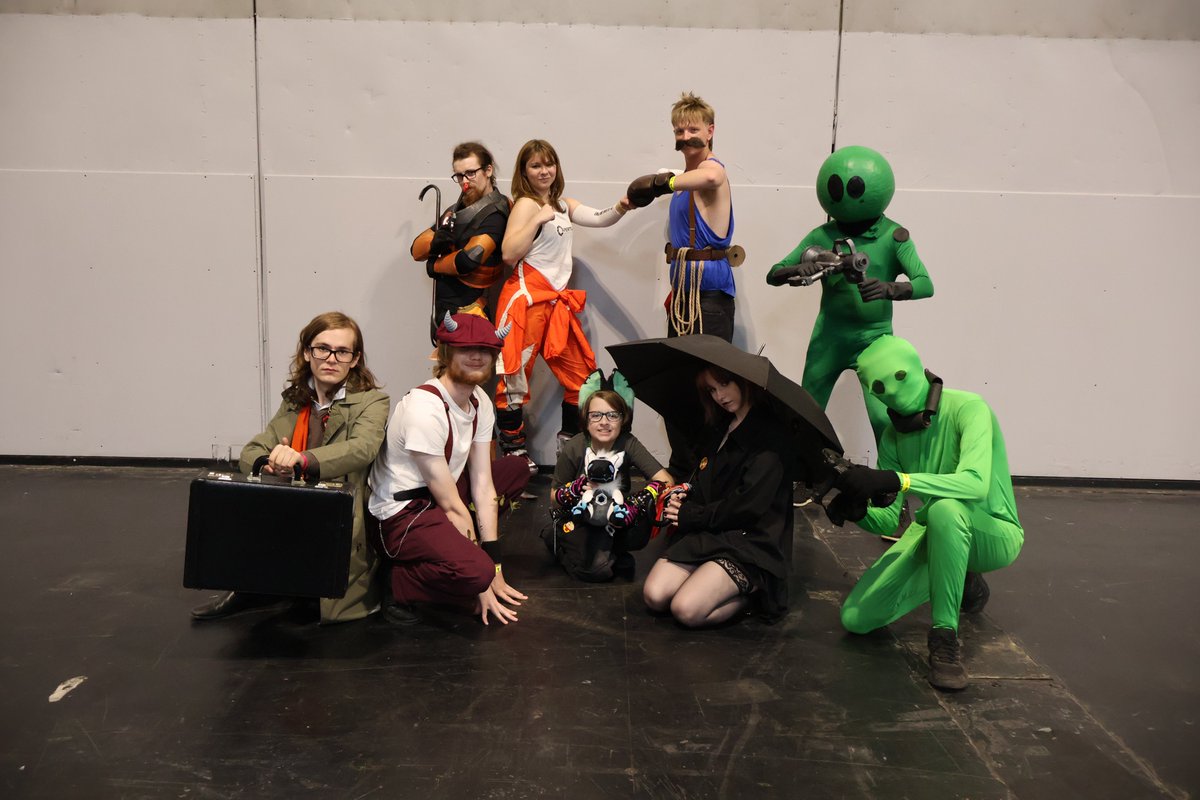 A great turnout from all our Deadlock, Portal, Half-Life and Left 4 Dead cosplayers over…